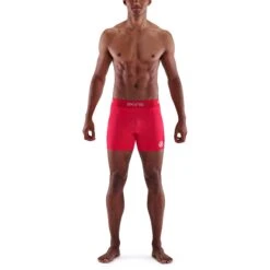 SKINS 1-Series Fitness Shorts - Red -Skins skins compression 1 series men shorts red 3 941287