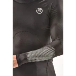 SKINS 3-Series 400 Long Sleeve Top - Black/Stars -Skins skins compression 3 series long sleeve top 400 black stars 3 1131623