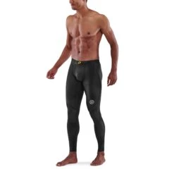 SKINS 3-Series Long Tights - Black -Skins skins compression 3 series men long tights black 3 893246