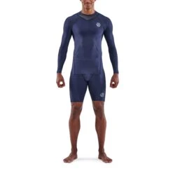 SKINS 3-Series Long Sleeve Top - Navy Blue 9 SKINS 3-Series Long Sleeve Top - Navy Blue -Skins skins compression 3 series men top long sleeve navy blue 2 892722