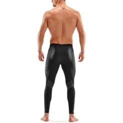 SKINS 3-Series Recovery Long Tights - Black/Graphite -Skins skins compression 3 series recovery long tights black graphite 3 1131410