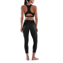 SKINS Compression Women's 3-Series Long Tights - Black -Skins skins compression 3 series women 7 8 long tights black 5 893393