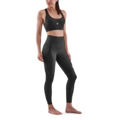SKINS 3-Series Women's Skyscraper Tights - Black 12 SKINS 3-Series Women's Skyscraper Tights - Black -Skins skins compression 3 series women skyscraper long tights black 4 893451