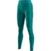 SKINS Compression 3-Series Women's Soft Long Tights - Lt Teal Angle