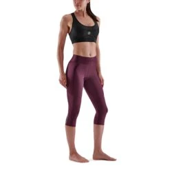 SKINS Compression 3-Series Thermal 3/4 Tights Women - Burgundy 10 SKINS Compression 3-Series Thermal 3/4 Tights Women - Burgundy -Skins skins compression 3 series women thermal 3 4 tights burgundy 4 892947