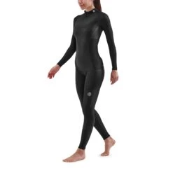 SKINS 3-Series Women's Thermal Long Sleeve Shirt - Black -Skins skins compression 3 series women thermal long sleeve top black 3 892888