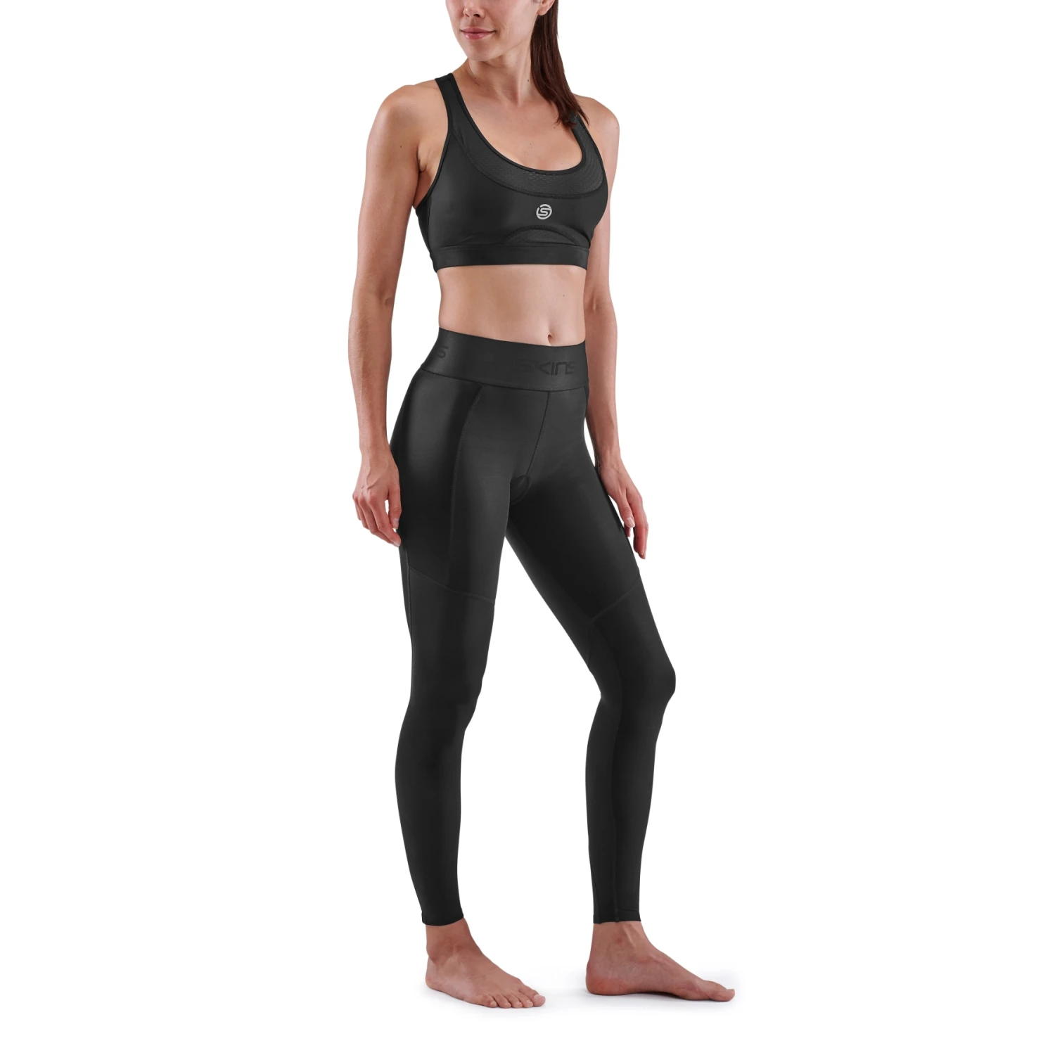 SKINS Compression 3-Series Women's Thermal Long Tights - Black 5 SKINS Compression 3-Series Women's Thermal Long Tights - Black - Image 5