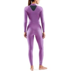 SKINS Compression 3-Series Thermal Longsleeve Shirt Women - Amethyst -Skins skins compression 3 series womens thermal long sleeve top amethyst 4 1067607