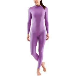 SKINS Compression 3-Series Thermal Longsleeve Shirt Women - Amethyst -Skins skins compression 3 series womens thermal long sleeve top amethyst 6 1067609