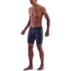 SKINS 5-Series Powershorts - Navy Blue -Skins skins compression 5 series men powershorts navy blue 4 941855