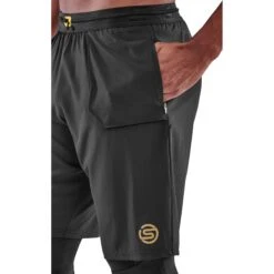 SKINS 5-Series Superpose Long Tights - Black 14 SKINS 5-Series Superpose Long Tights - Black -Skins skins compression 5 series men superpose long tights black 5 893979