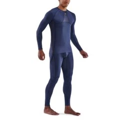 SKINS 5-Series Top Long Sleeve - Navy Blue 12 SKINS 5-Series Top Long Sleeve - Navy Blue -Skins skins compression 5 series men top long sleeve navy blue 4 893705