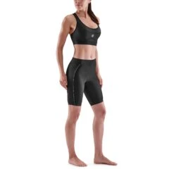 SKINS 5-Series Women's Half Tights - Black 10 SKINS 5-Series Women's Half Tights - Black -Skins skins compression 5 series women half tights black 4 893981