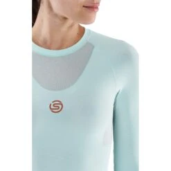 SKINS Compression 5-Series Longsleeve Shirt Women - Opal -Skins skins compression 5 series women long sleeve top opal 3 941921