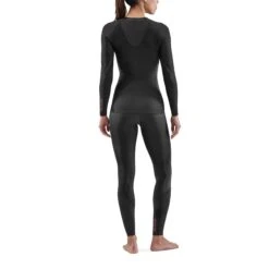 SKINS 5-Series Women's Long Sleeve Top - Black -Skins skins compression 5 series women top long sleeve black 6 894136