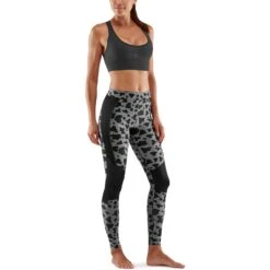 SKINS Compression 5-Series 7/8 Long Tights Women - Animal Black 12 SKINS Compression 5-Series 7/8 Long Tights Women - Animal Black -Skins skins compression 5 series womens 7 8 long tights animal black 3 1068382