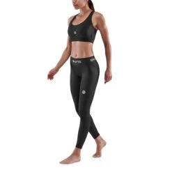 SKINS 1-Series 7/8 Long Tights Women - Black -Skins skins compression women 1 series 7 8 long tights black 3 893084