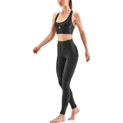 SKINS Compression 3-Series Women's Soft Long Tights - Black -Skins skins compression women 3 series soft long tights black 5 1131504