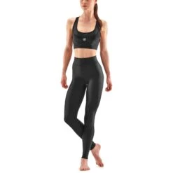 SKINS Compression 3-Series Women's Soft Long Tights - Black -Skins skins compression women 3 series soft long tights black 6 1131505