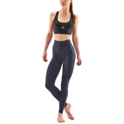 SKINS 3-Series Women's Soft Long Tights - Navy Blue 13 SKINS 3-Series Women's Soft Long Tights - Navy Blue -Skins skins compression women 3 series soft long tights navy blue 6 1131511