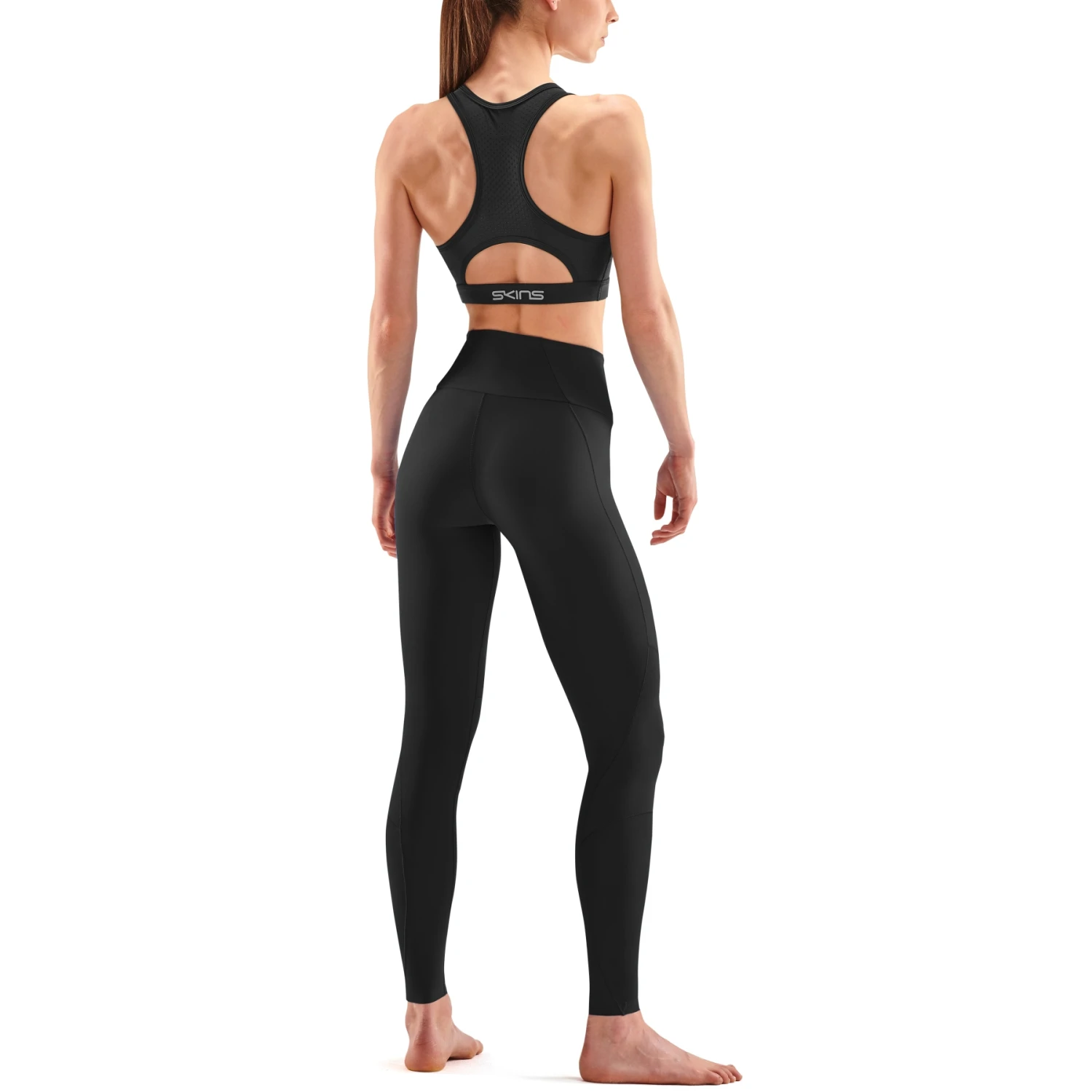 SKINS 5-Series Women's Recovery Long Tights - Black 7 SKINS 5-Series Women's Recovery Long Tights - Black - Image 7