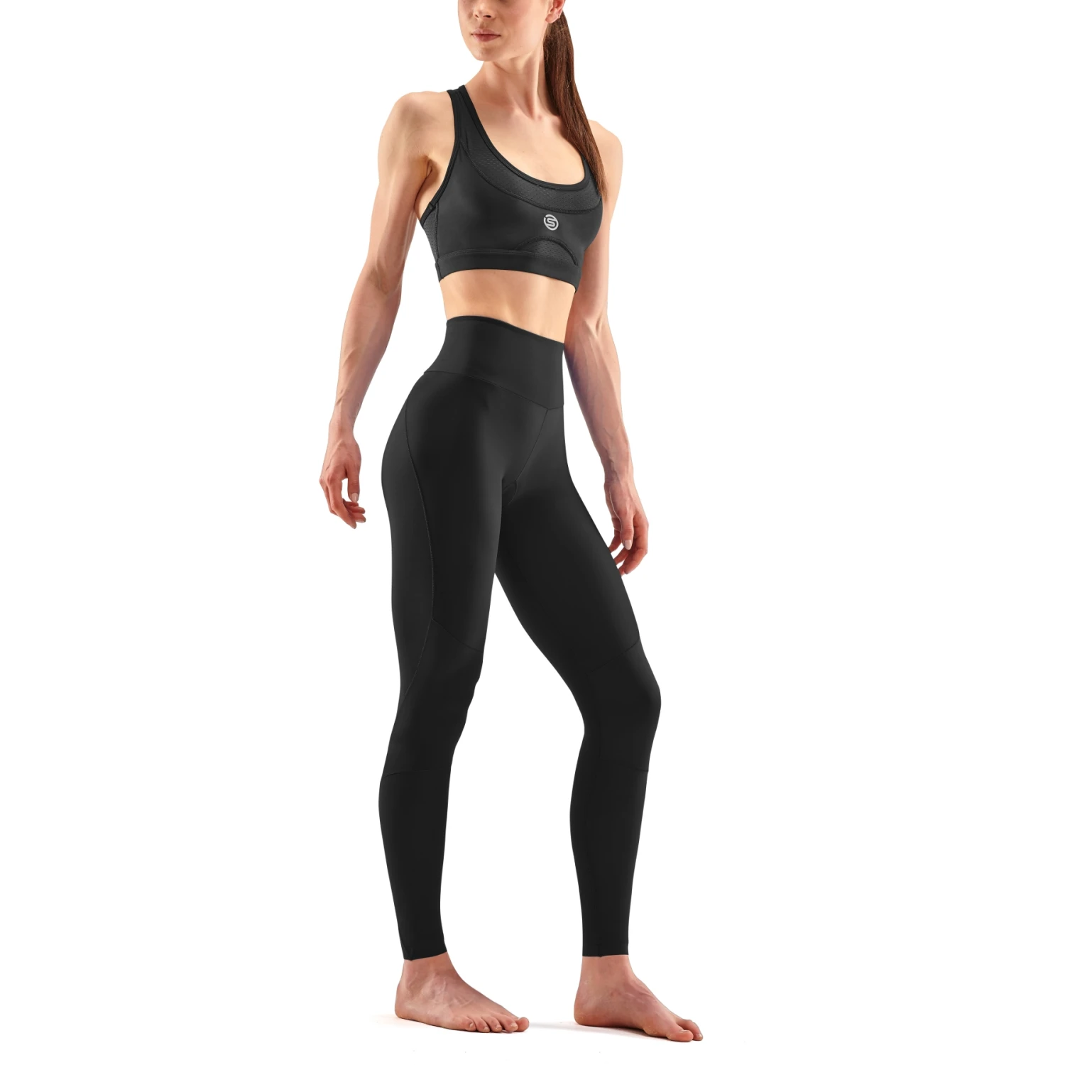 SKINS 5-Series Women's Recovery Long Tights - Black 5 SKINS 5-Series Women's Recovery Long Tights - Black - Image 5