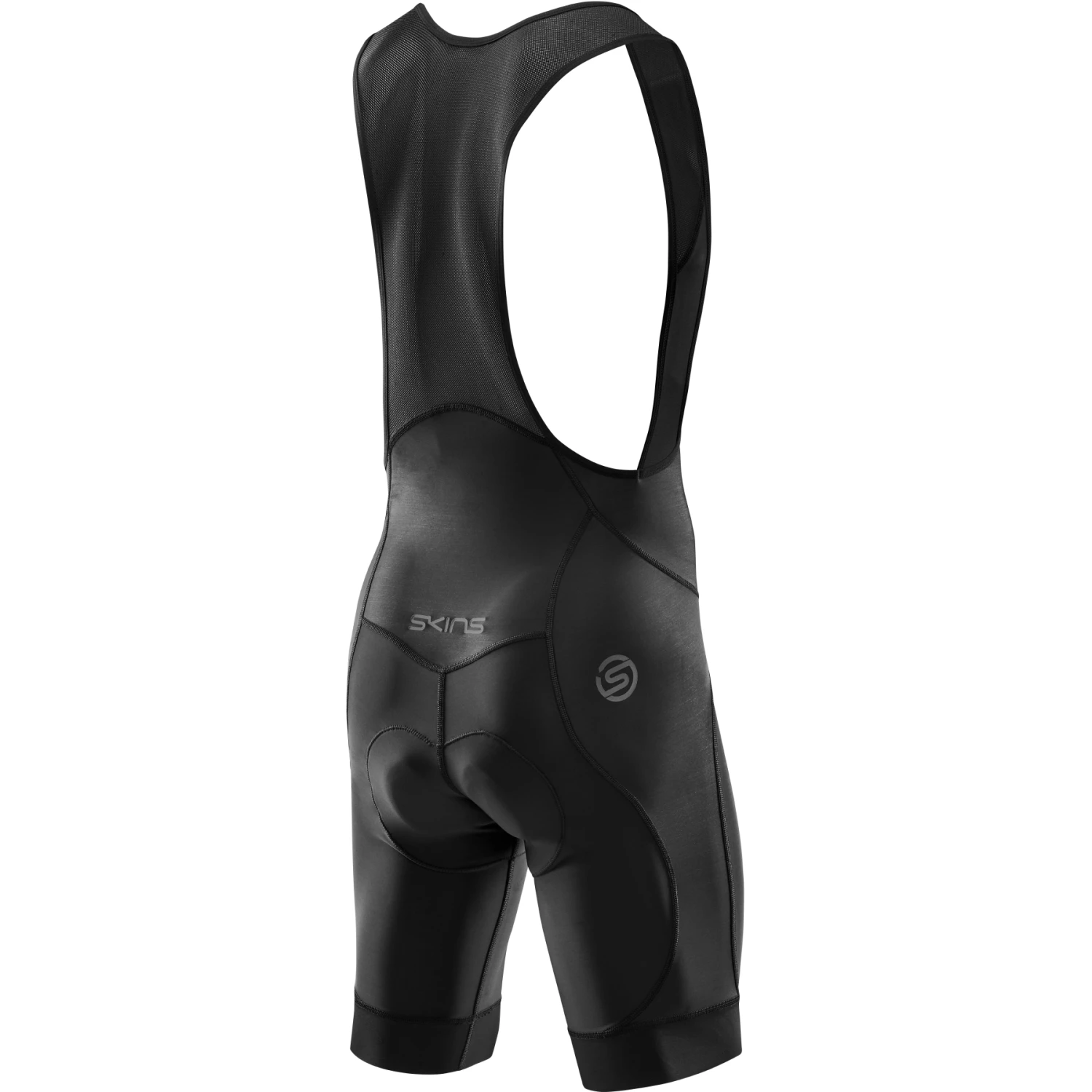SKINS CYCLE Elite Bib Shorts - Black/Black 2 SKINS CYCLE Elite Bib Shorts - Black/Black - Image 2