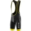 SKINS CYCLE Elite Bib Shorts - Black/Zest
