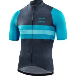 SKINS CYCLE X CHAPEAU Bike Jersey - Deep Ocean