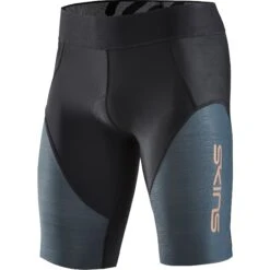 SKINS TRI Elite Half Tights - Black/Carbon 9 SKINS TRI Elite Half Tights - Black/Carbon -Skins skins tri elite half tights black carbon 1 1392019