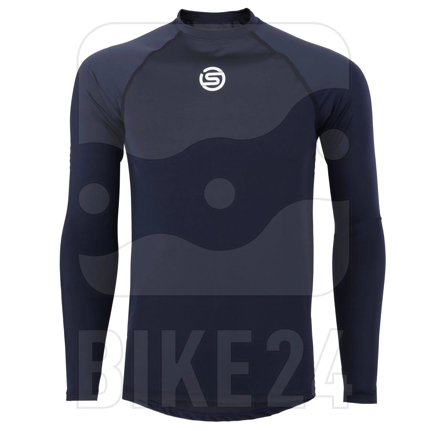 SKINS 1-Series Long Sleeve Top - Navy Blue 3 SKINS 1-Series Long Sleeve Top - Navy Blue - Image 3